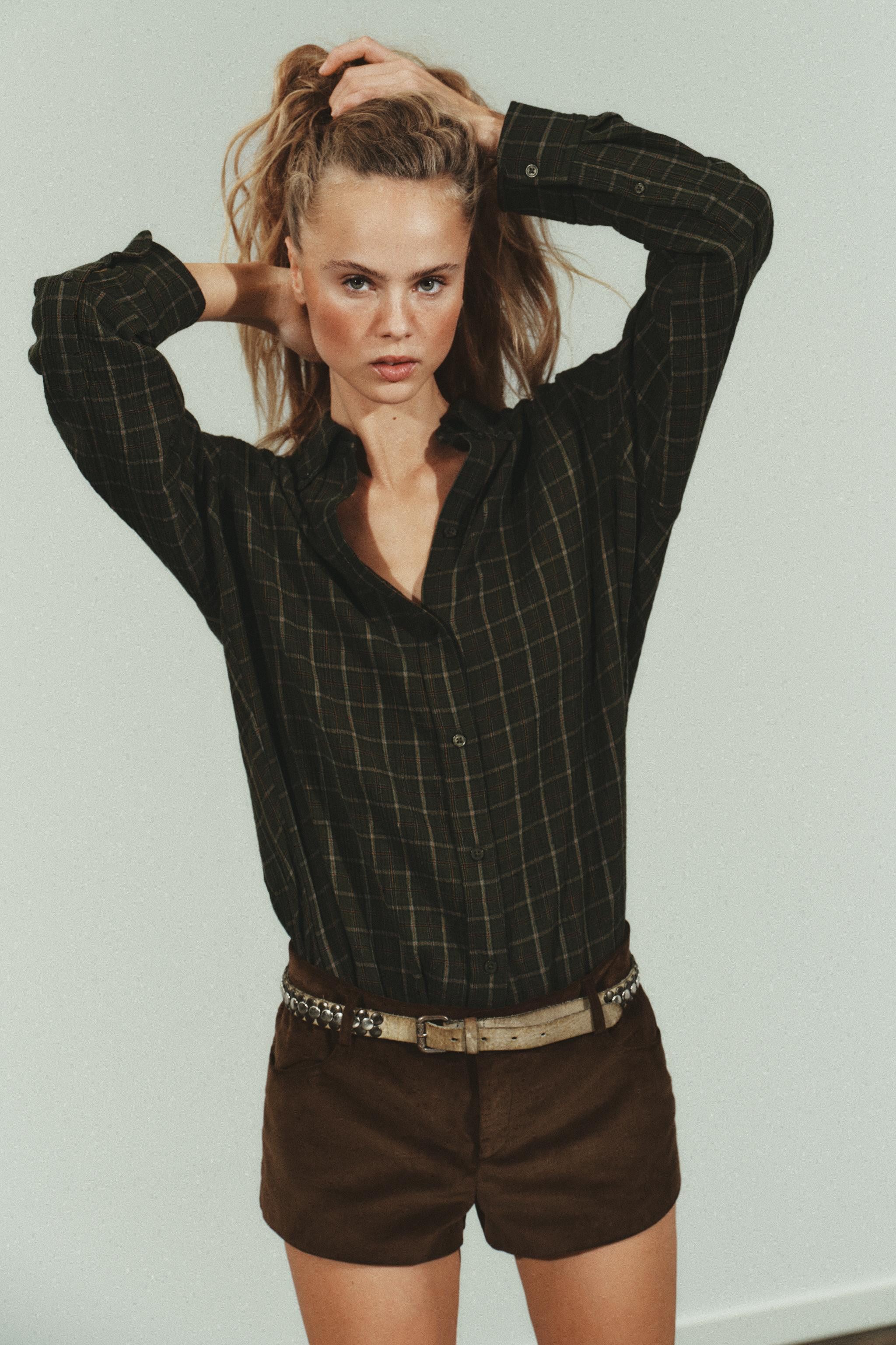 OVERSIZED PLAID SHIRT | Zara US