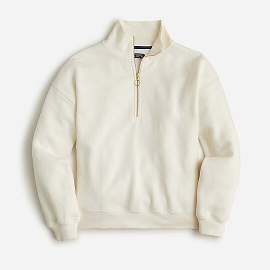 Heritage fleece half-zip sweatshirt | J.Crew US