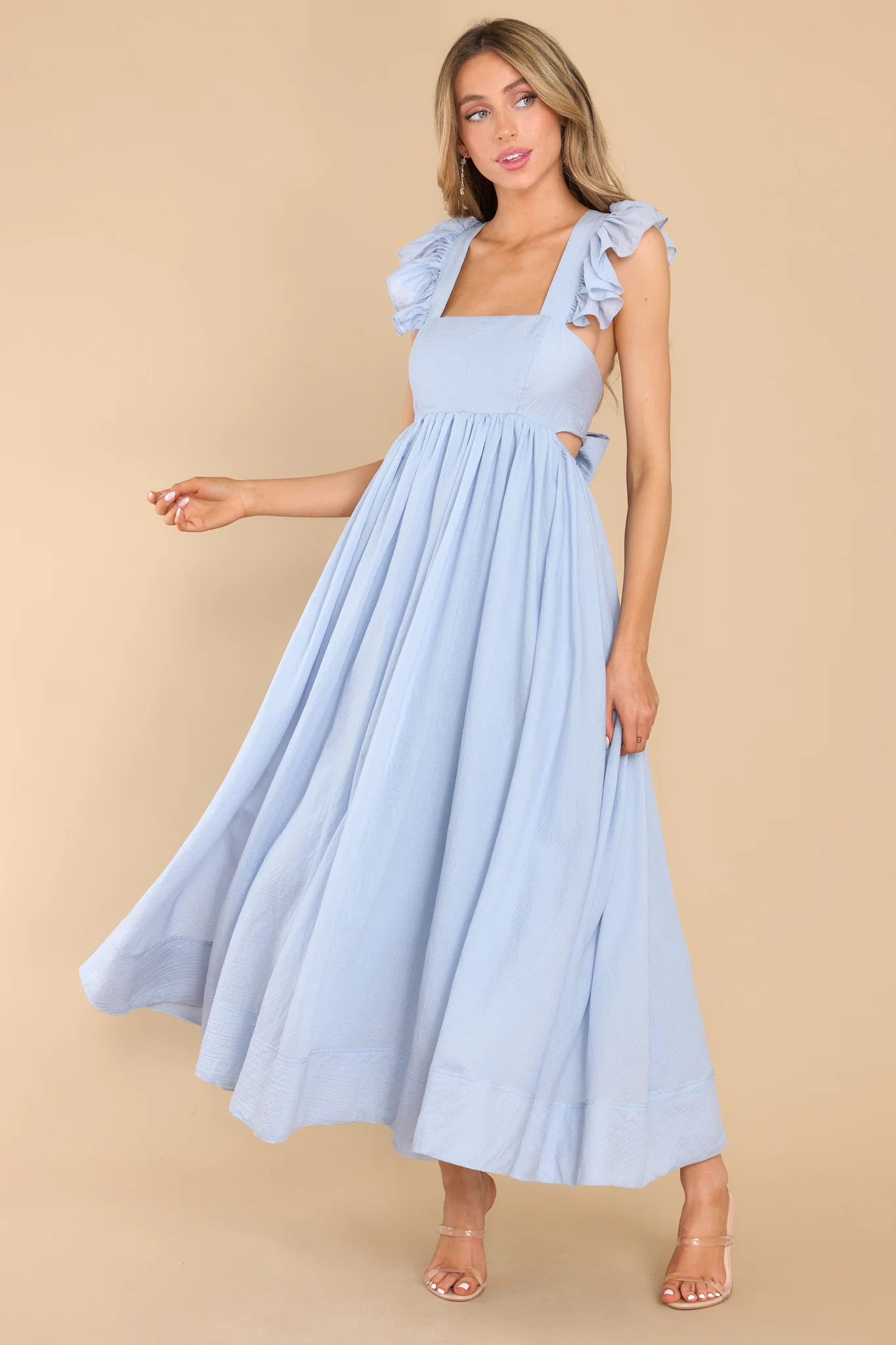 Simply Darling Light Blue Maxi Dress | Red Dress 