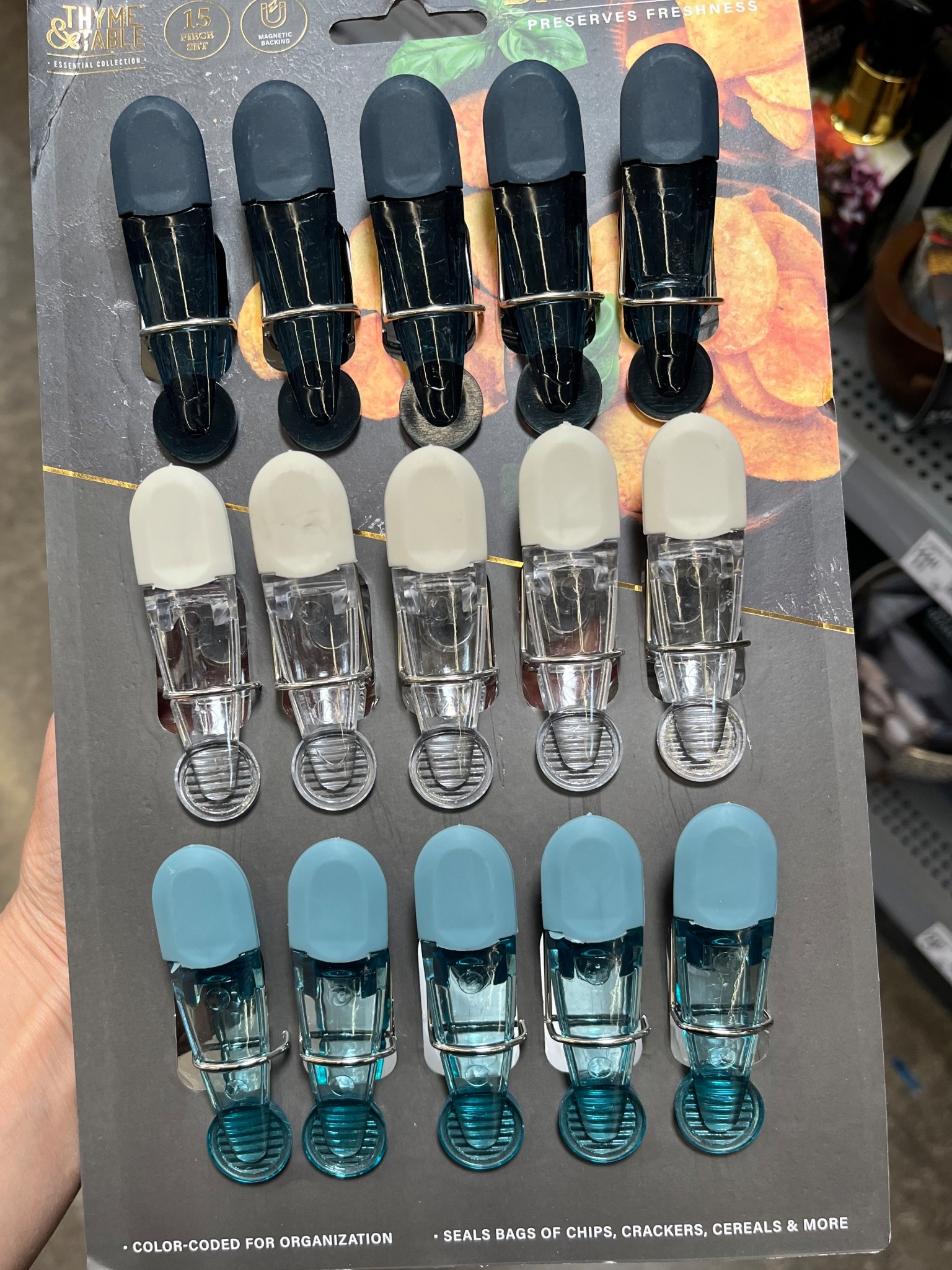 Fancy chip clips. Luxury look. #walmartfinds

#LTKHome #LTKFindsUnder50