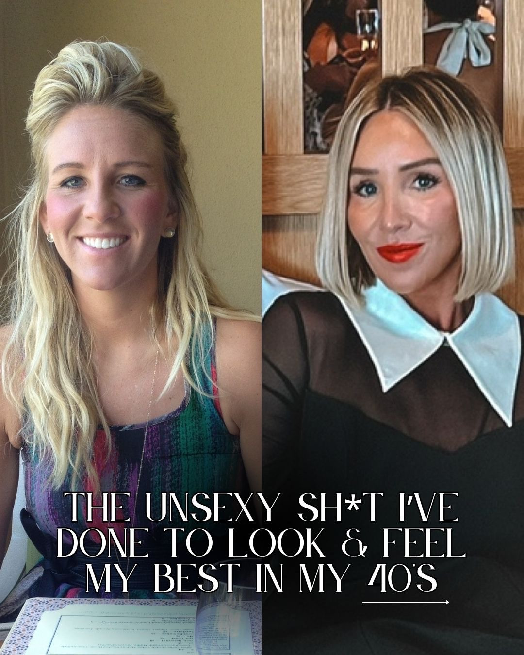 The unsexy sh*t I’ve done to feel my best in my 40’s ❤️