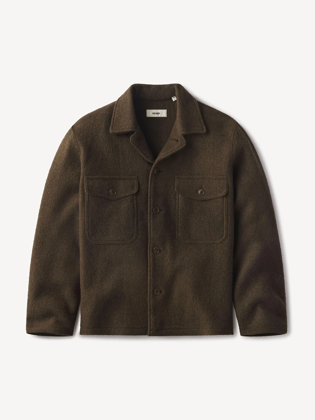 Marled River Rock Felted Field Shirt - Buck Mason- Modern American Classics | Buck Mason