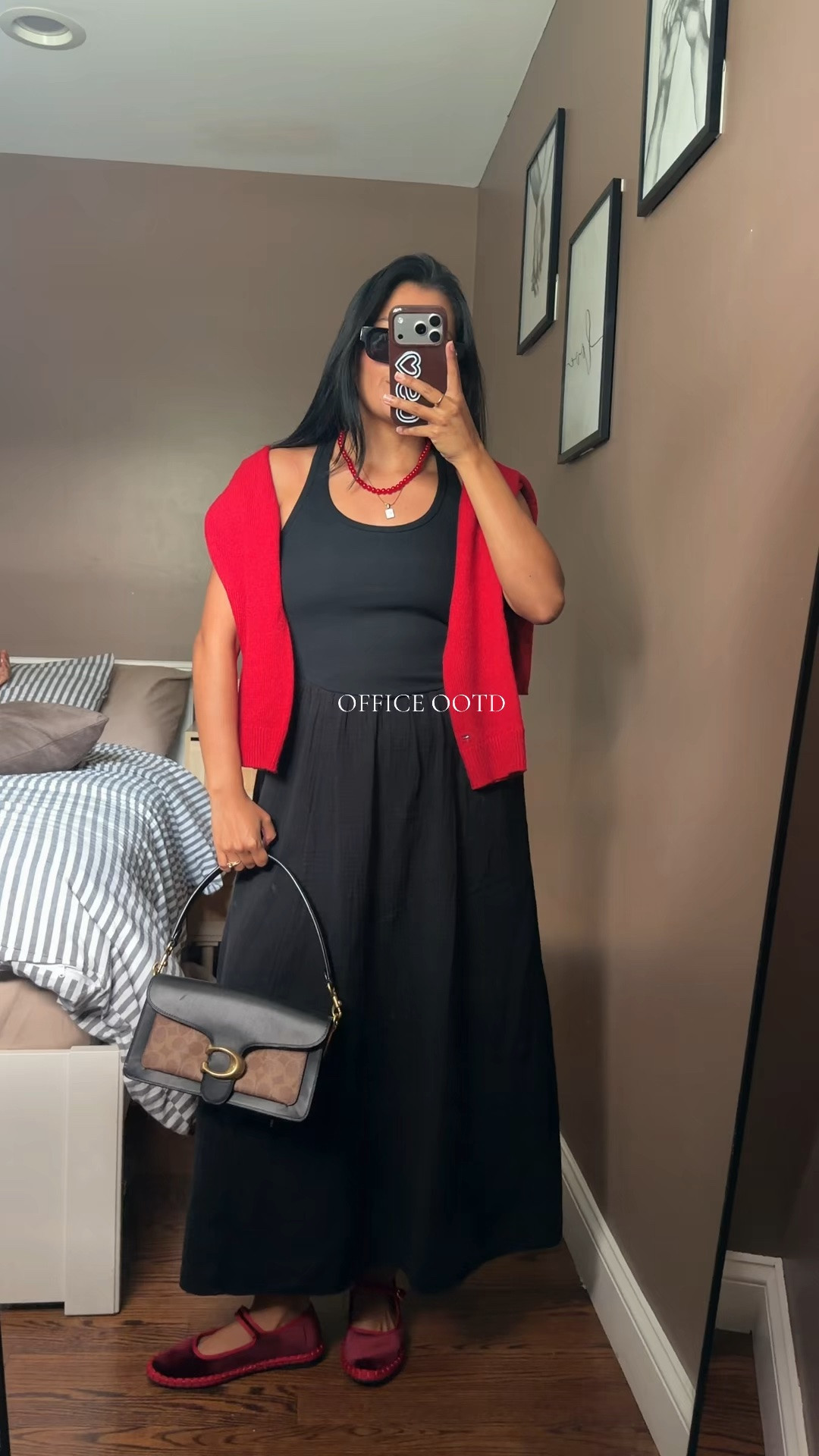 Office summer fit check ❤️🖤