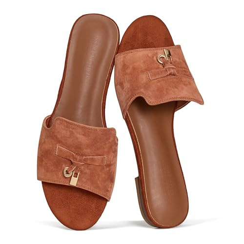 Amazon.com | Project Cloud 100% Genuine Leather Sandals Women Dressy - Non-Slip Womens Sandals wi... | Amazon (US)