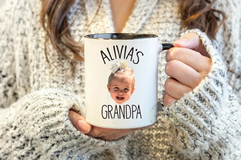 Personalized Grandparent Gift, Baby Photo Gift, Christmas Gift, Photo Gift, Coffee Mug, Gift For ... | Etsy (US)