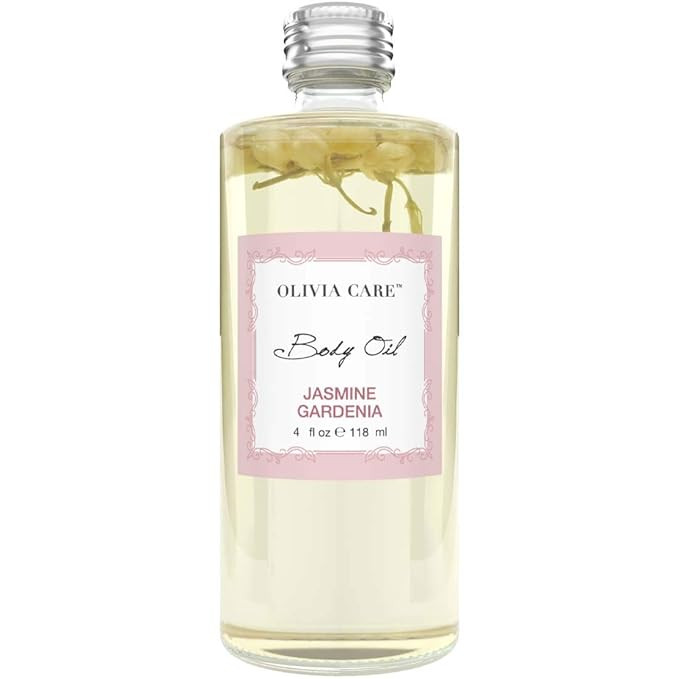 OLIVIA CARE Jasmine Gardenia Body Oil Vegan & Natural Oil For Women | Hydrating & Moisturizing Af... | Amazon (US)