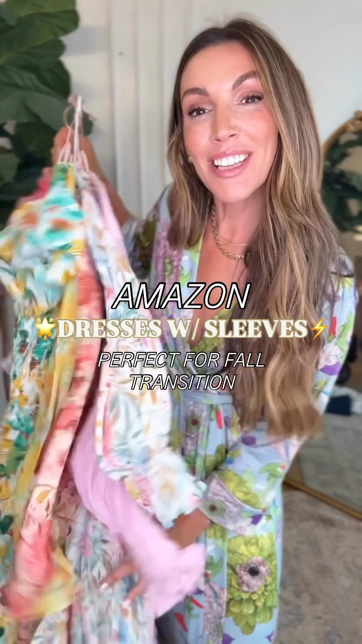 Dresses with sleeves to transition into fall! 
Amazon fashion, dress, fall dress.

#LTKSeasonal #LTKStyleTip