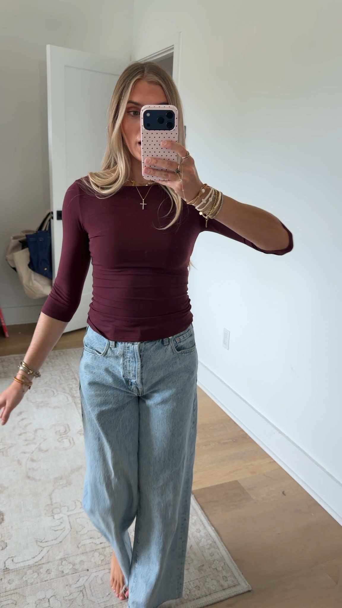 Amazon size small INLYRIC Women's Boat Neck 3/4 Length Sleeve Tops
Airsoft Collection, Single Layer, Crew Neck T Shirts, Basic Tees, Slim Fitted, Going Out Tops

#LTKootd #LTKSaleAlert #LTKdayinmylife