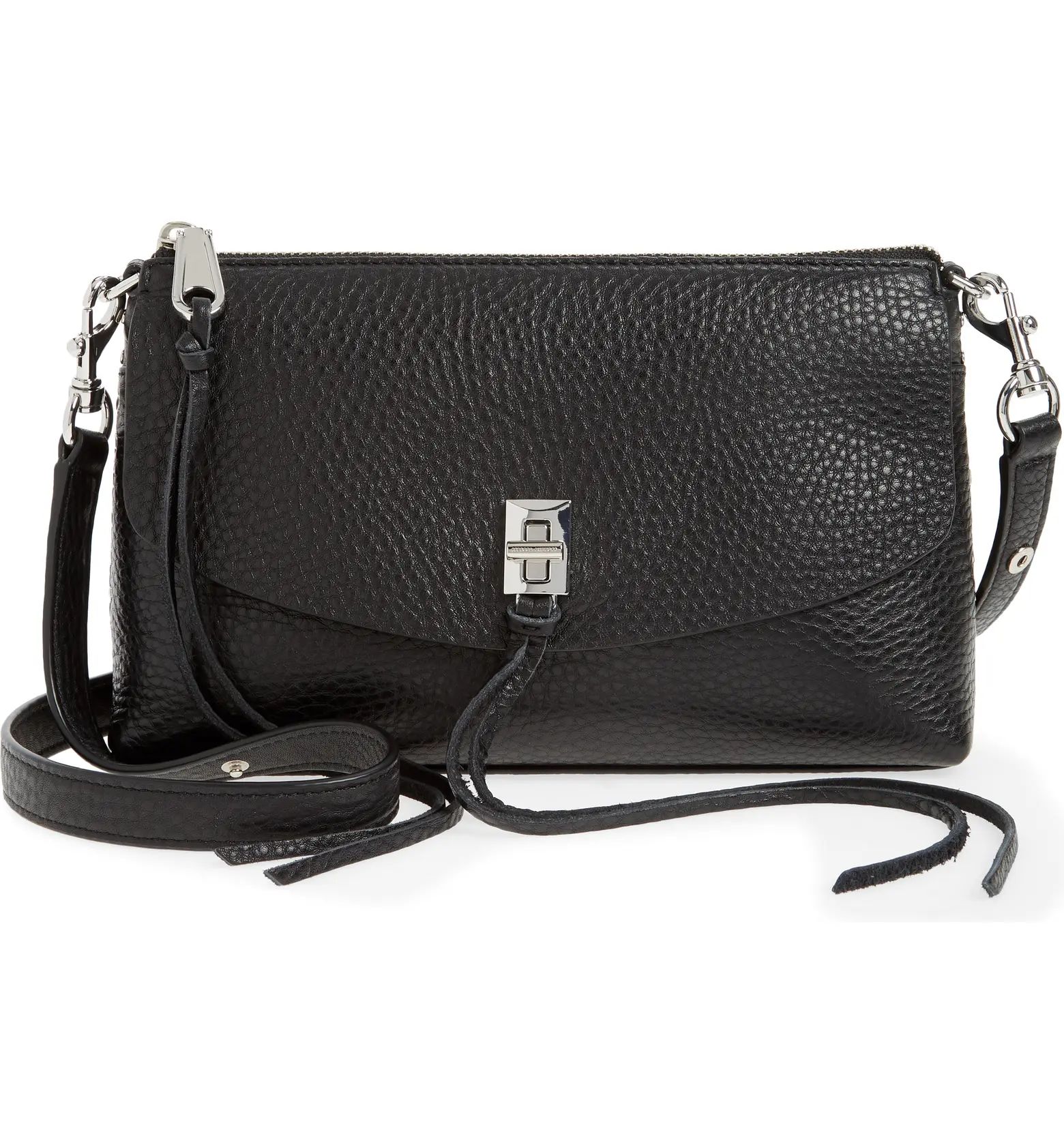 Rebecca Minkoff Darren Top Zip Leather Crossbody Bag | Nordstrom | Nordstrom