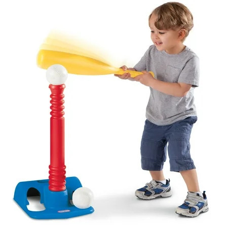 Little Tikes TotSports Kids T-Ball Set with Bat and 2 Balls, Ages 18 Months to 4 Years | Walmart (US)