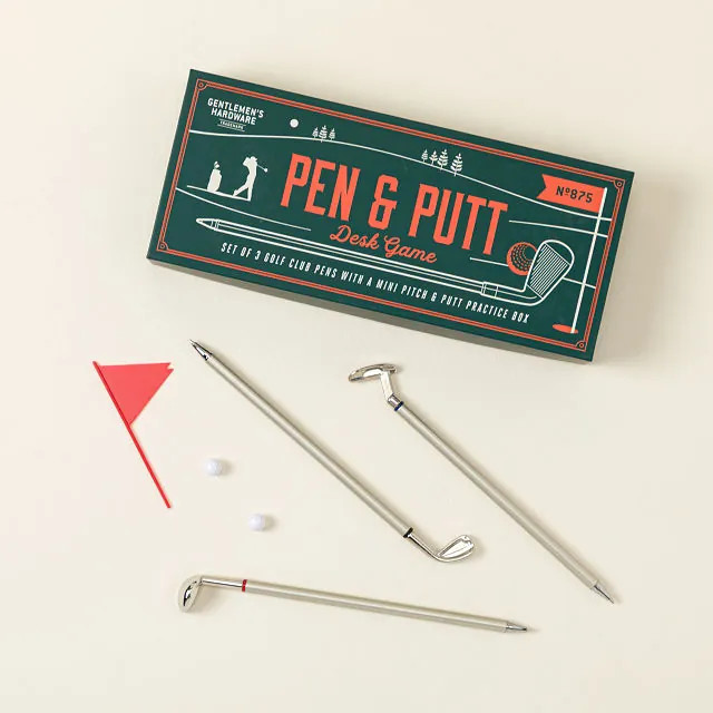 Pen & Putt Desktop Golfing Pen Set | UncommonGoods