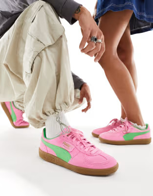 Puma Palermo Special sneakers in pink and green - BPINK | ASOS (Global)