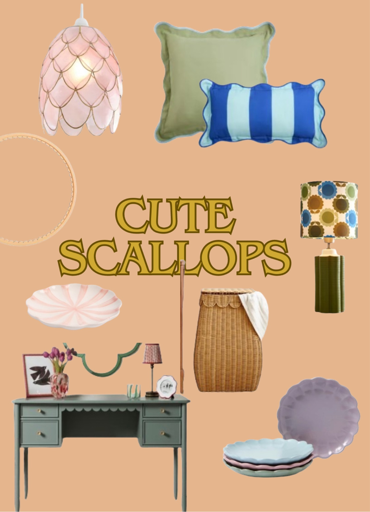 Homeware is pastel shades for summer with scallop shapes. Affordable and vibrant  

#LTKfamily #LTKsummer #LTKhome