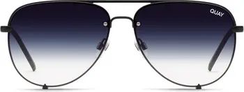Quay Australia High Key Rimless 55mm Gradient Aviator Sunglasses | Nordstrom | Nordstrom