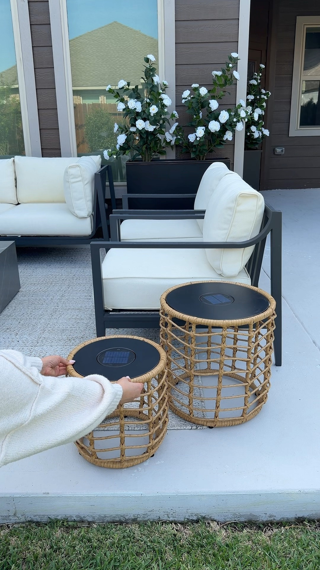 #ad I finally ordered these outdoor solar accent tables from @Wayfair and I am obsessed - They come as a set of two. 
#wayfairpartner #wayfair

#LTKHome