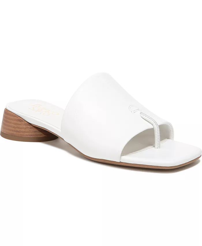 Franco Sarto Loran Stacked Heel Slide Dress Sandals - Macy's | Macy's