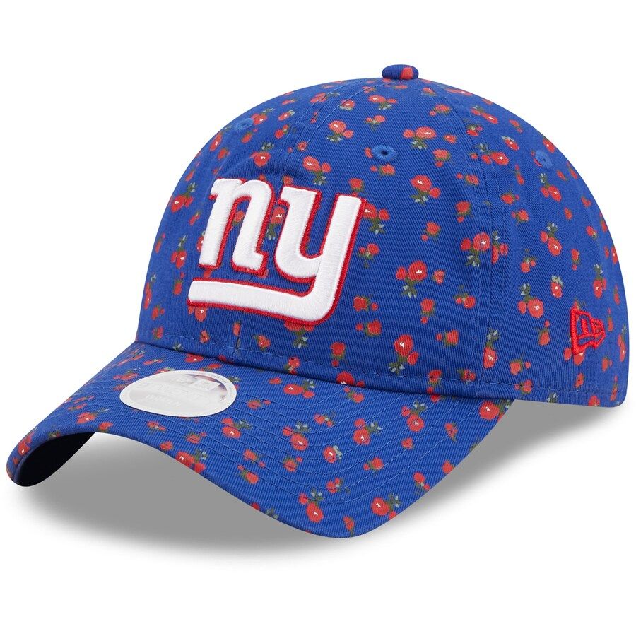 New York Giants New Era Women's Floral 9TWENTY Adjustable Hat - Royal | Fanatics