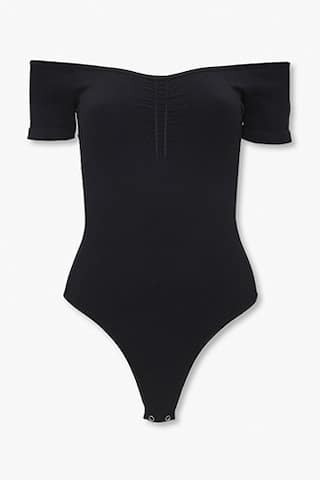 Ribbed Off-the-Shoulder Bodysuit | Forever 21 (US)