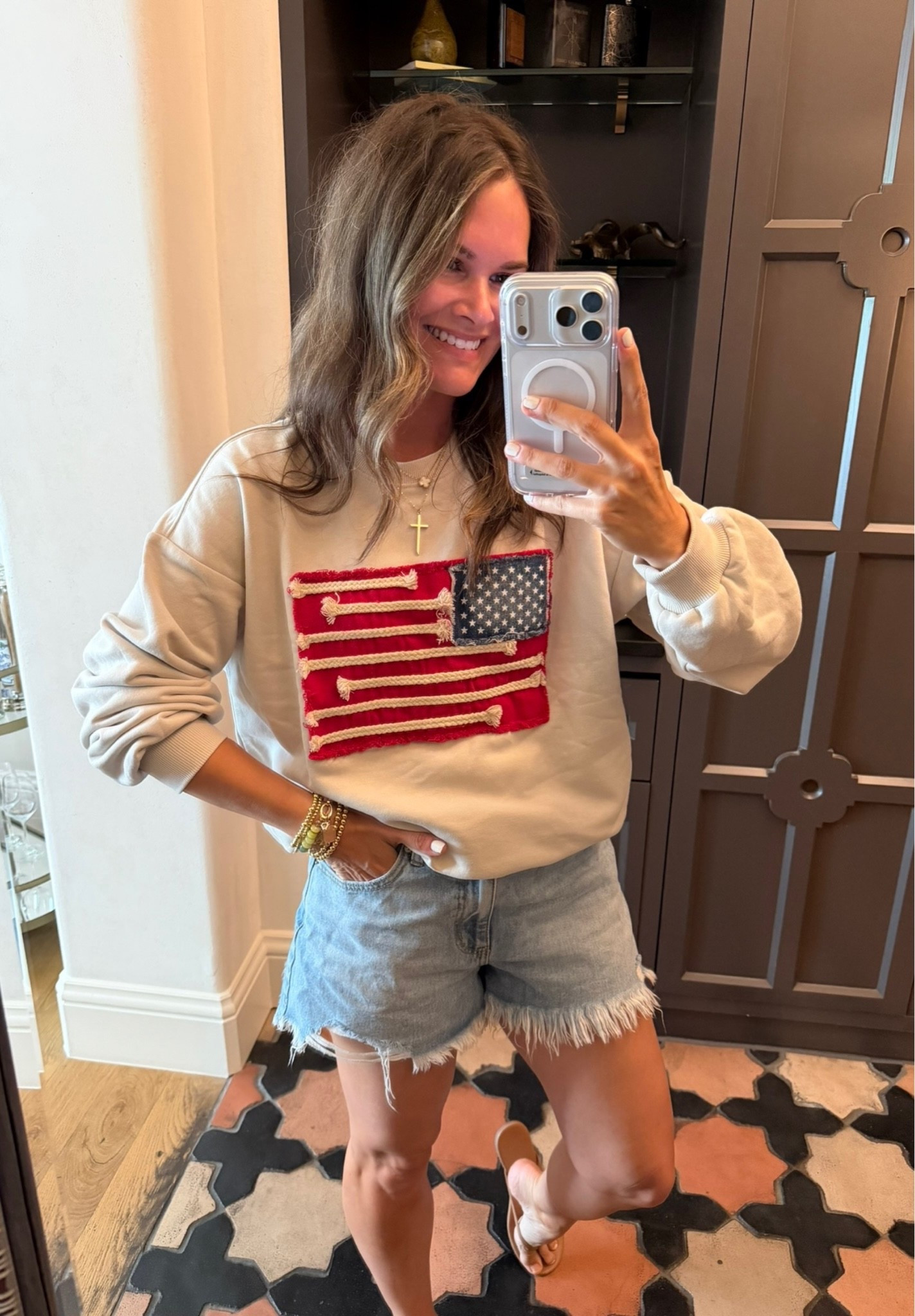 This sweatshirt is so cute for Memorial Day Weekend ❤️🤍💙

#LTKootd #LTKgrwm #LTKdayinmylife