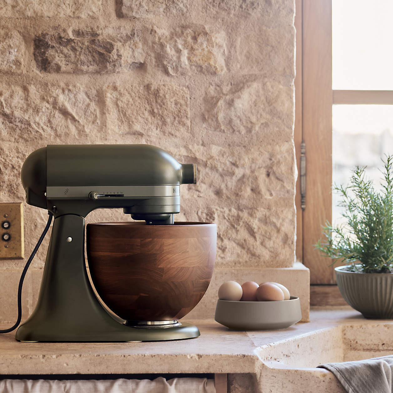 KitchenAid Artisan Design Series Evergreen 5-Quart Tilt-Head Stand Mixer + Reviews | Crate & Barr... | Crate & Barrel