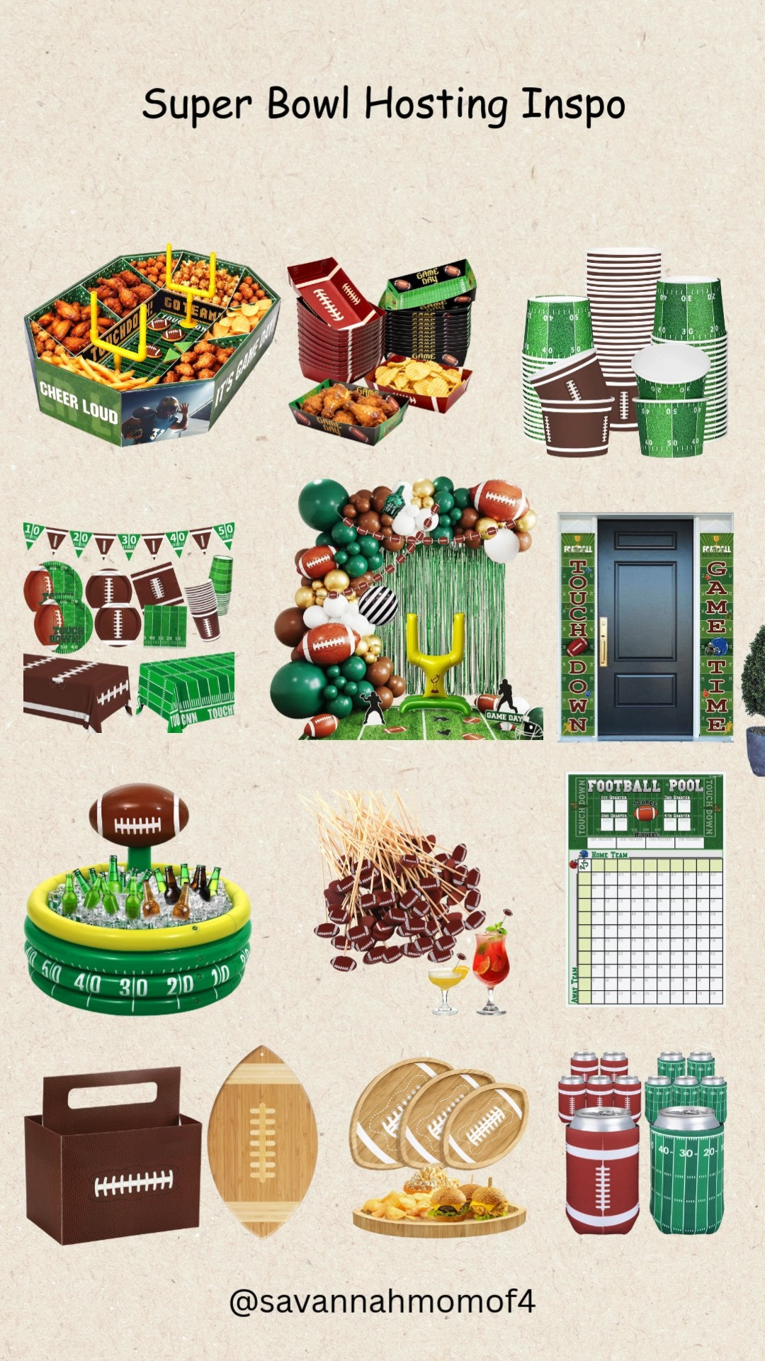 Everything you need for super bowl hosting in one place — snacks, serveware, drinks, and all the game‑day essentials. These picks make hosting easy, cute, and stress‑free so you can actually enjoy the night. Tap to shop the full roundup. 

 #LTKfoodie #LTKSeasonal #LTKHome