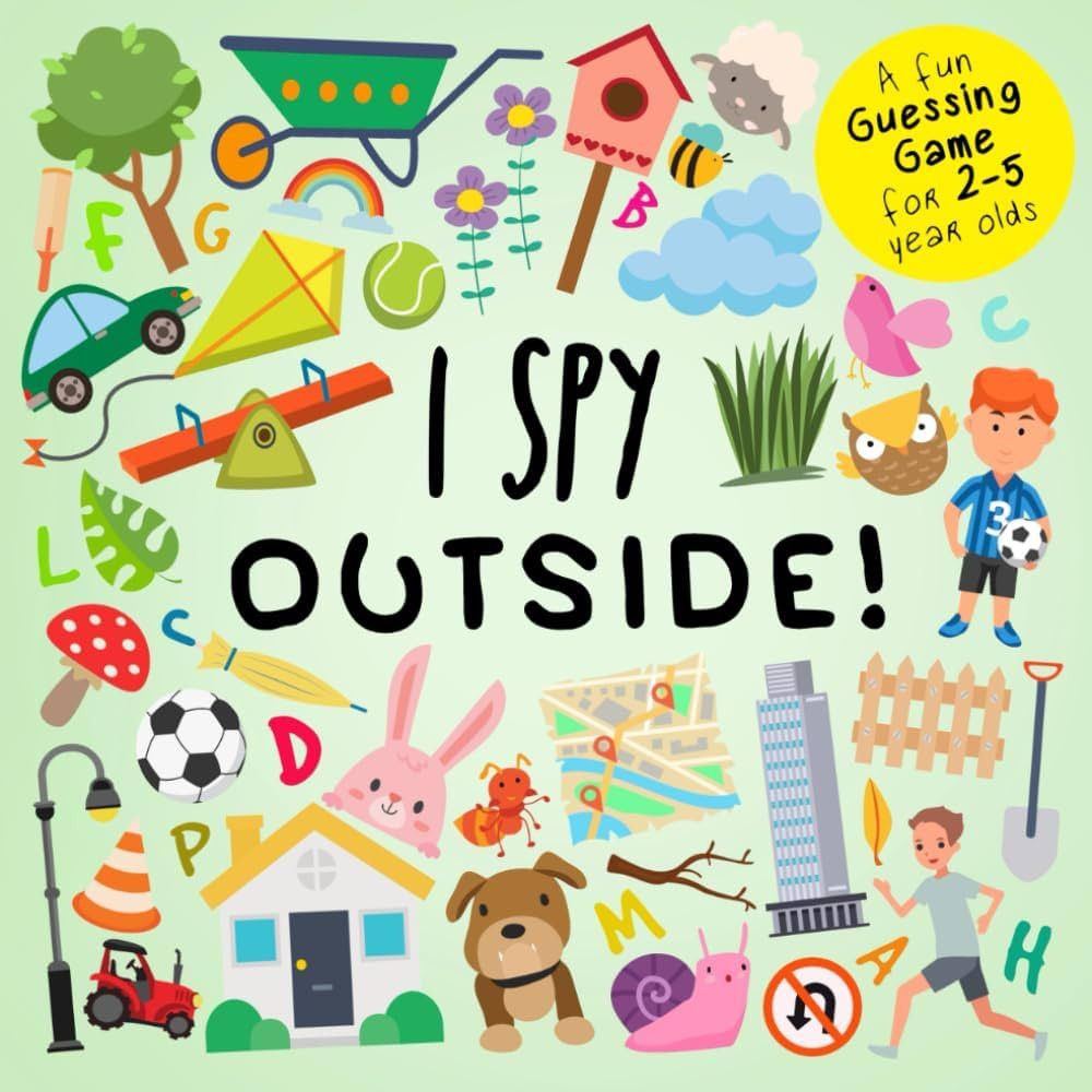 I Spy - Outside!: A Fun Guessing Game for 2-5 Year Olds (I Spy Book Collection for Kids) | Amazon (US)