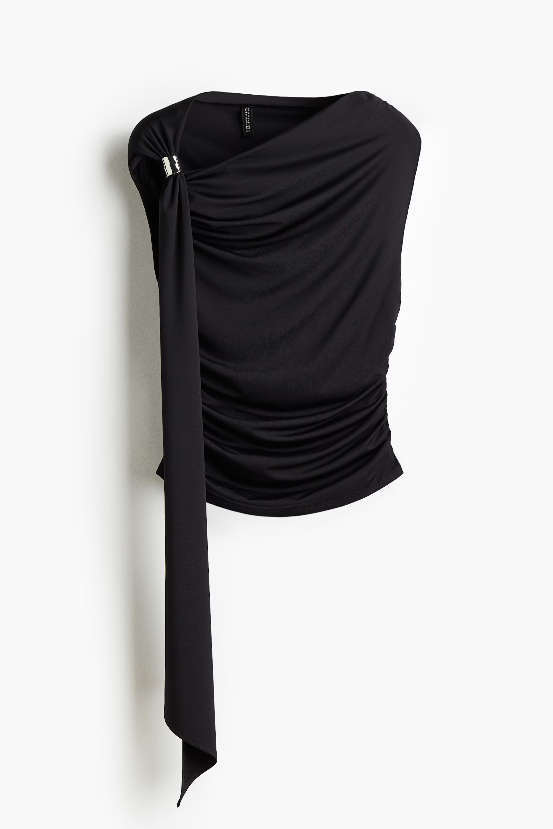 Draped cold-shoulder top | H&M (UK, MY, IN, SG, PH, TW, HK)