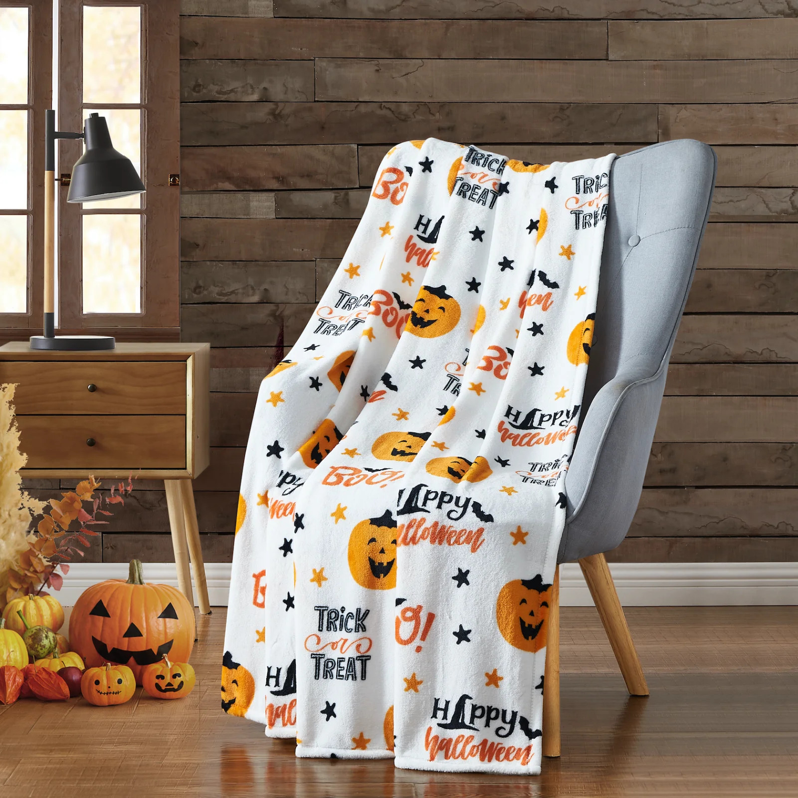 Kate Aurora Autumn Harvest & Halloween Themed Oversized Soft & Plush Accent Throw Blanket - Assor... | Walmart (US)