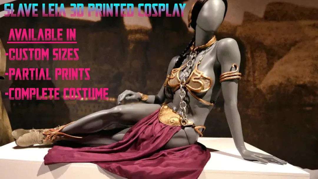 Slave Leia 3D Printed Armor Full set Multiple sizes | Etsy (US)