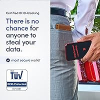 TRAVANDO AirTag* Wallet Mens Wallet with Money Clip Air Tag Wallet Card Holder RFID Blocking Bifo... | Amazon (US)