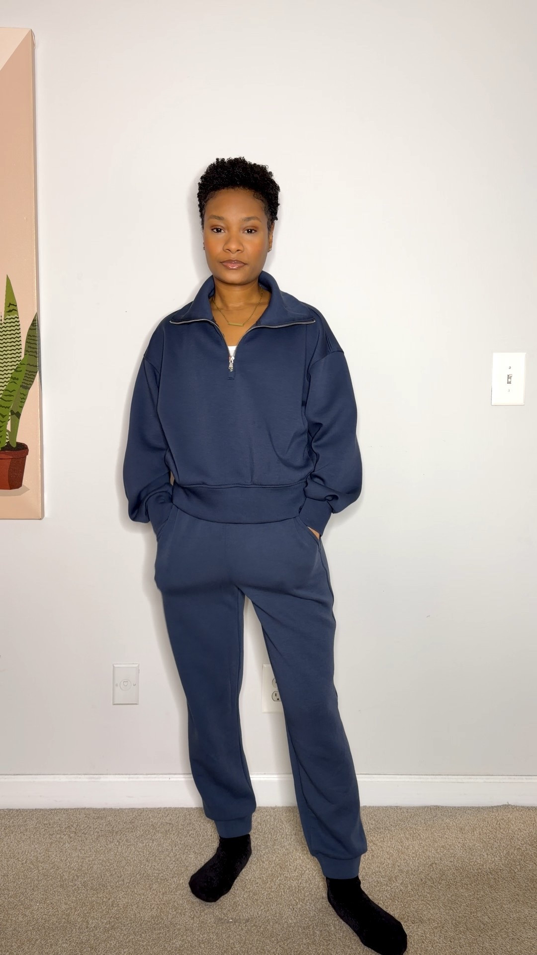 The bounce fleece sweats that I can’t stop talking about! 

I am wearing a size small in the color dusk navy. I’m 5’4” and 140 lbs.
#oldnavy

#LTKootd #LTKgrwm #LTKActive