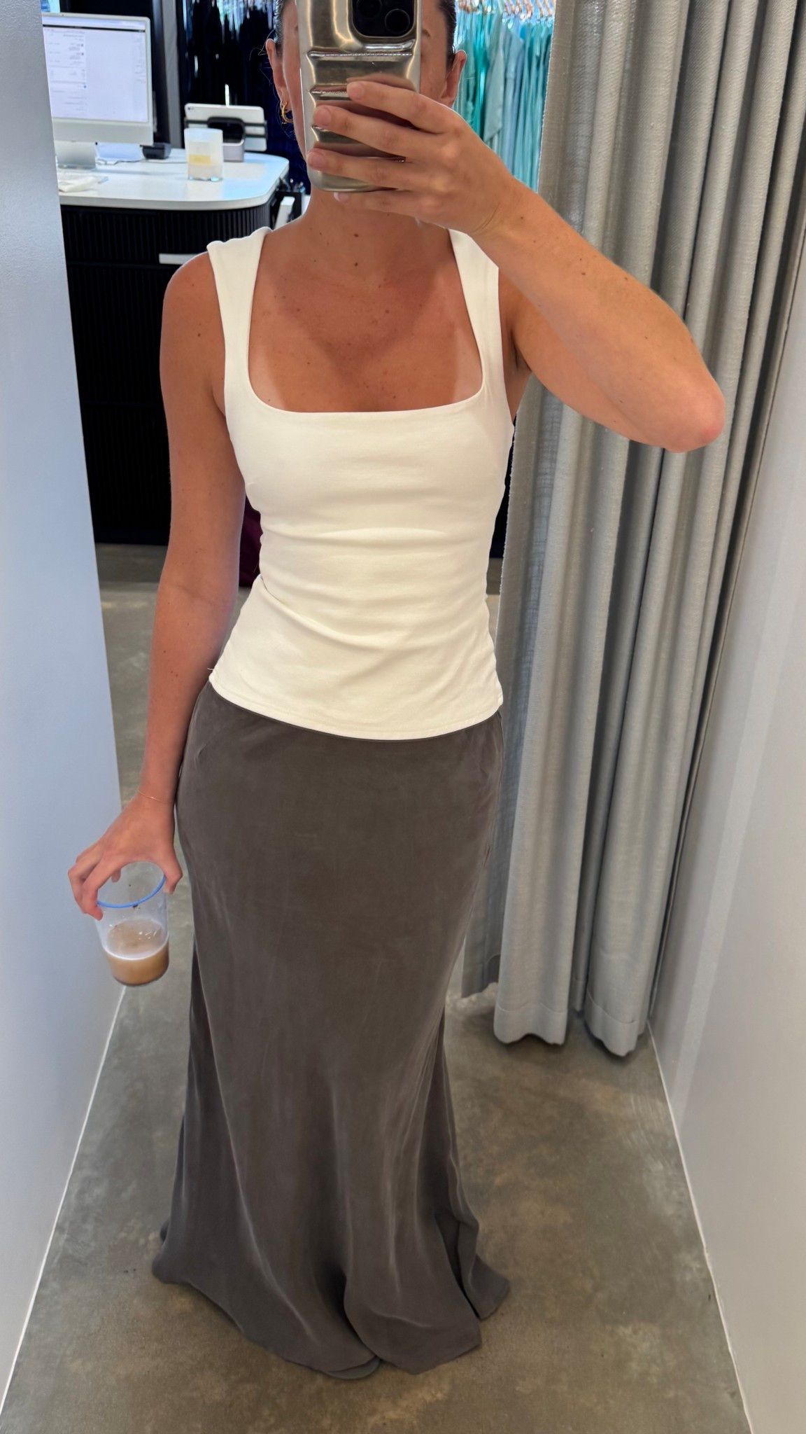 Skirt M / top S 🩶