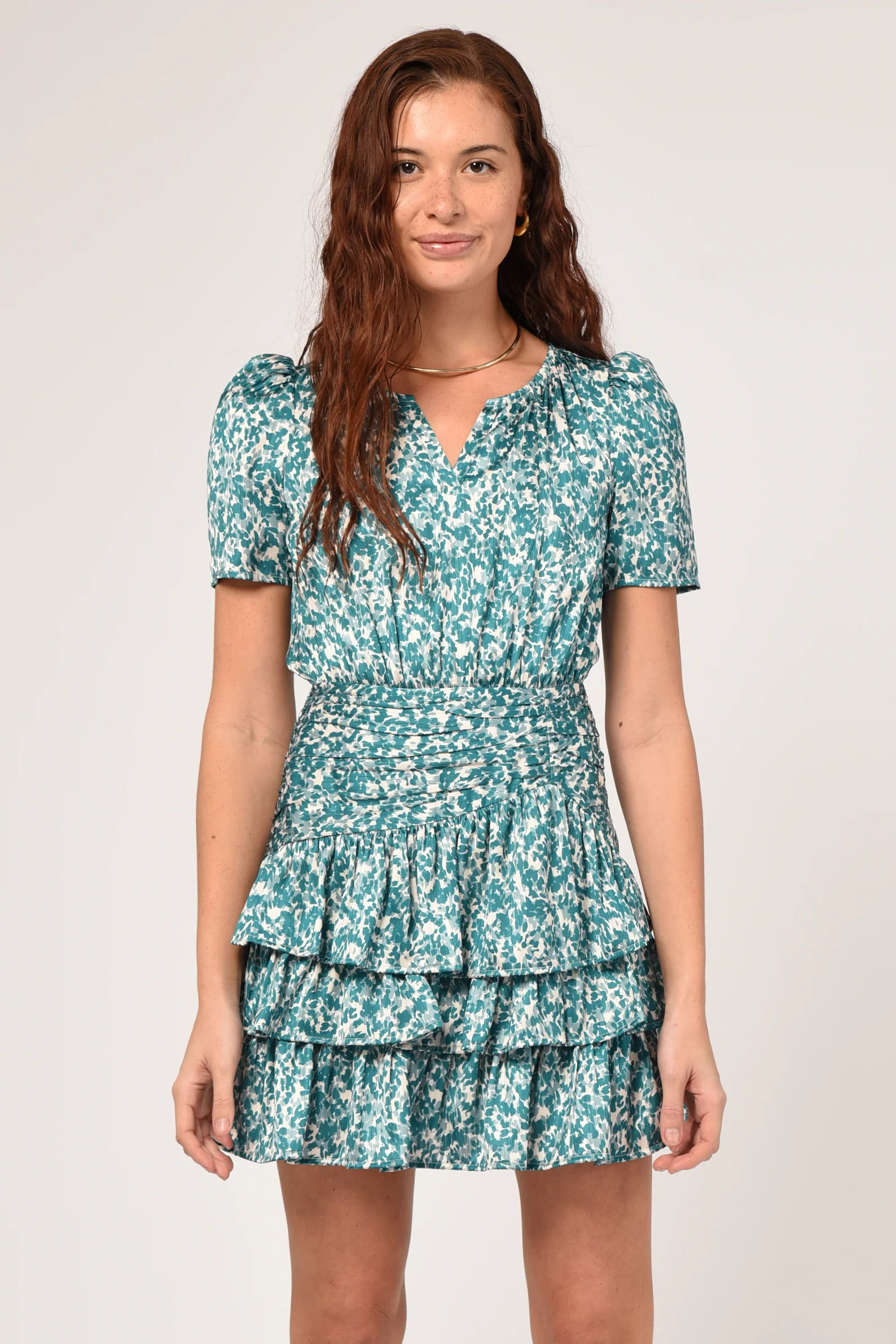 Kariza Tiered Mini Dress | Adelyn Rae