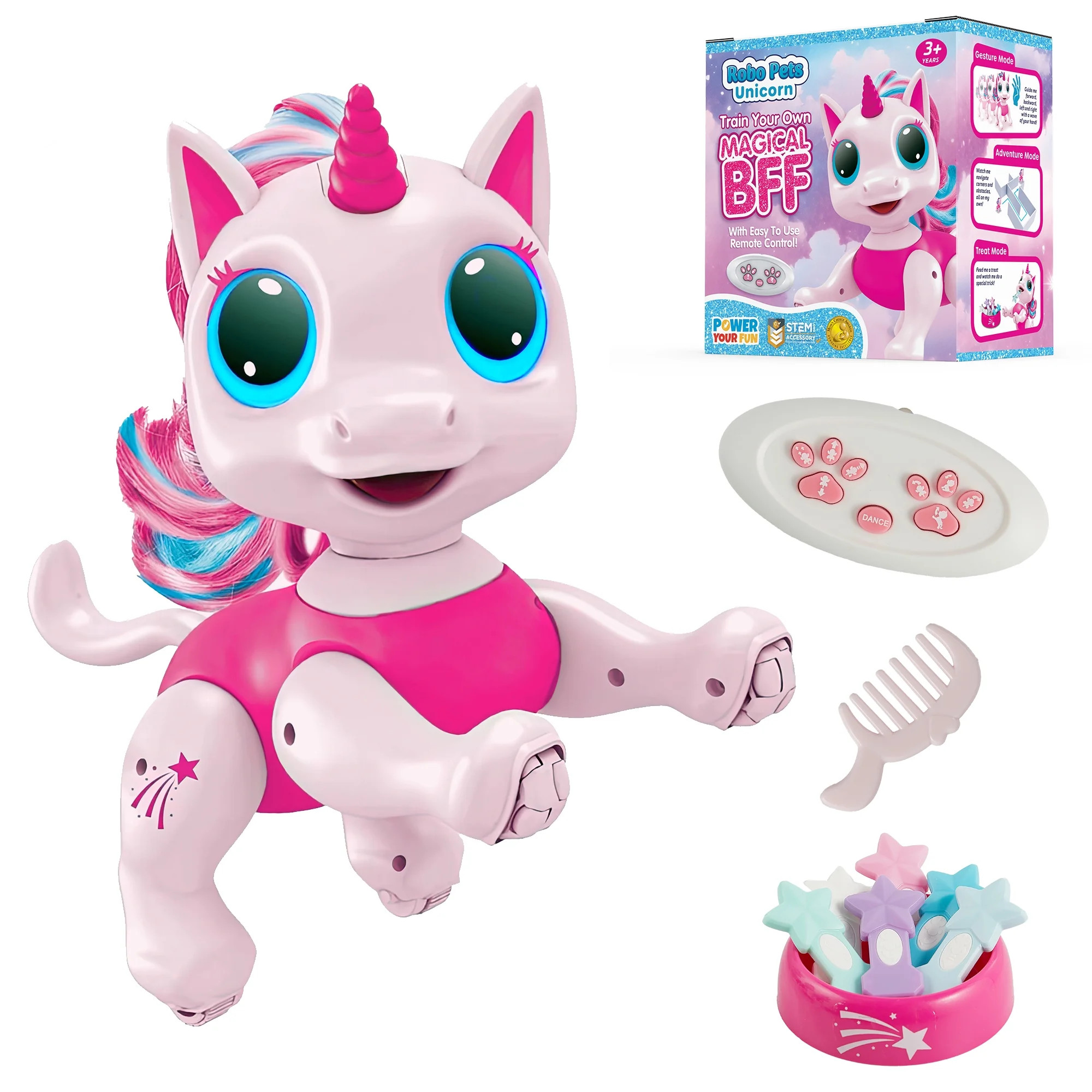 USA Toyz Remote Control Unicorn Robo Pets, Hand Gestures Motion, STEM Robot Toy, Gifts for Kids A... | Walmart (US)