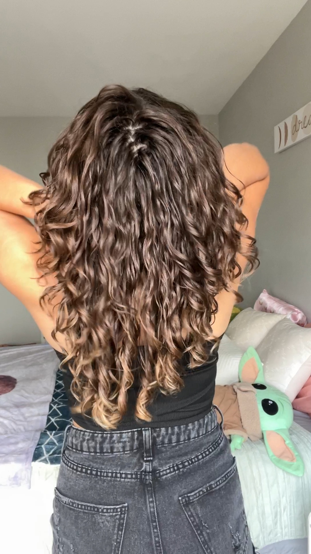 Soft and defined curls using a new product combo 🥰
.
Ouai curl cream 
Innersense I Create Hold
The doux foam 

#LTKstyletip #LTKbeauty #LTKfindsunder50