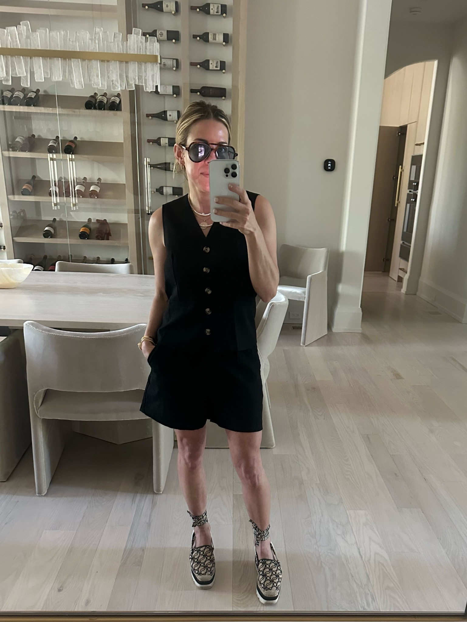 Best Amazon set! Shorts are button in front elastic in back so you can wear in your hips or up high (if you want them longer or shorter. It’s a no brainer. Shoes are from last year but I linked a pair Stella McCartney did for this year and I want those too! 

#LTKfindsunder50 #LTKfindsunder100 #LTKover40