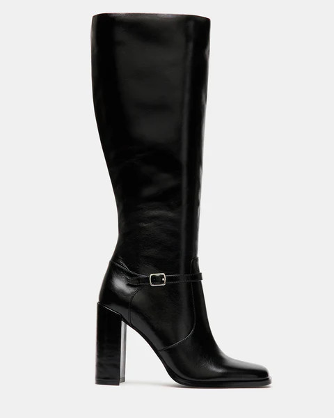 ADALYN BLACK LEATHER | Steve Madden (US)