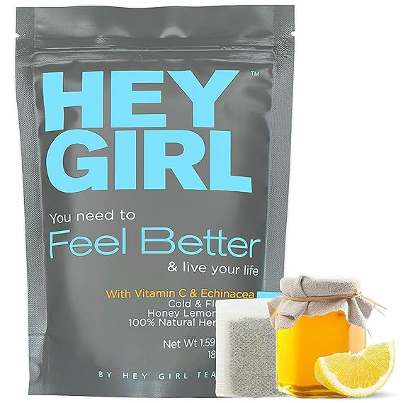 Feel Better Herbal Tea, Immune Support, Immune Booster w, Echinacea, Elderberry | Amazon (US)