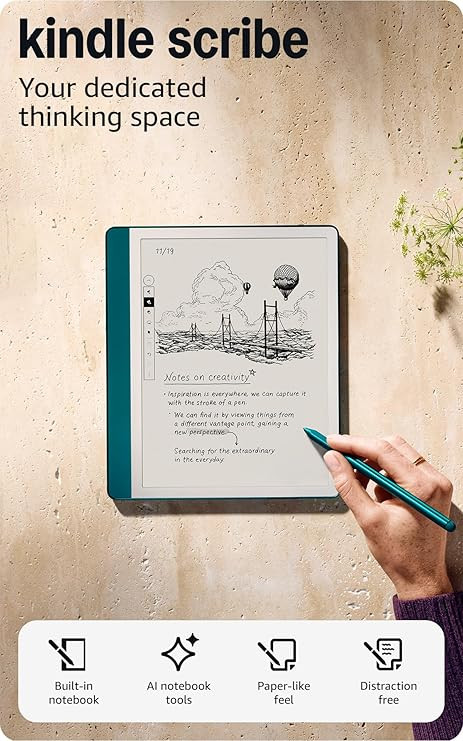 Amazon Kindle Scribe (64GB) - Your notes, documents and books, all in one place. With built-in AI... | Amazon (US)