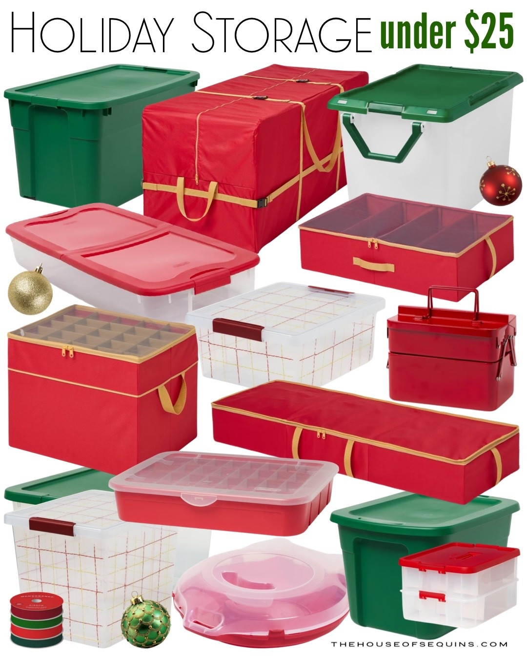 Shop Christmas storage and organization finds under $25! Target home Christmas decor storage, Christmas ornament storage

#LTKHoliday #LTKFindsUnder50 #LTKHome