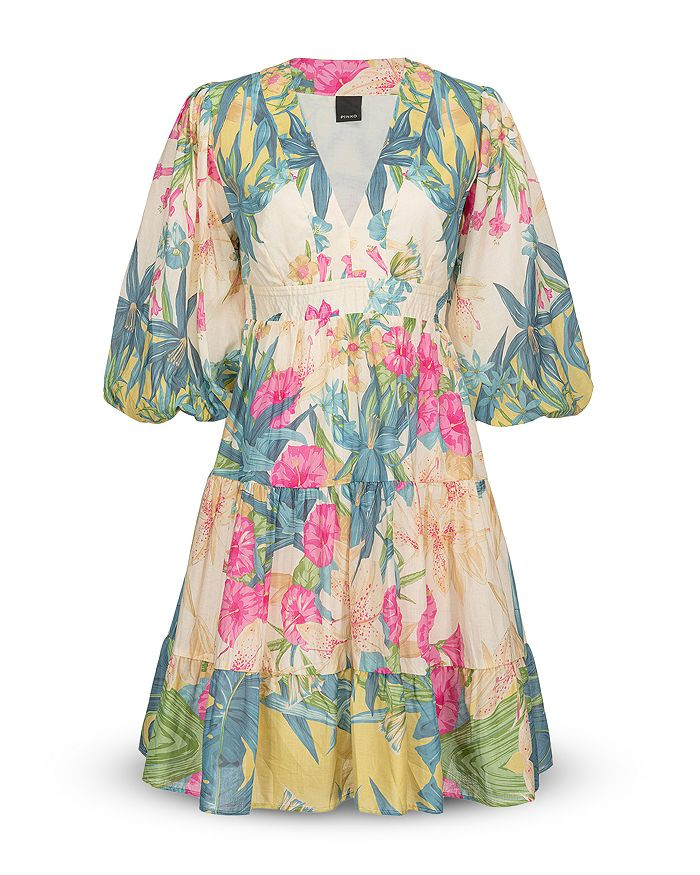 Scarf Print Puff Sleeve Dress | Bloomingdale's (US)