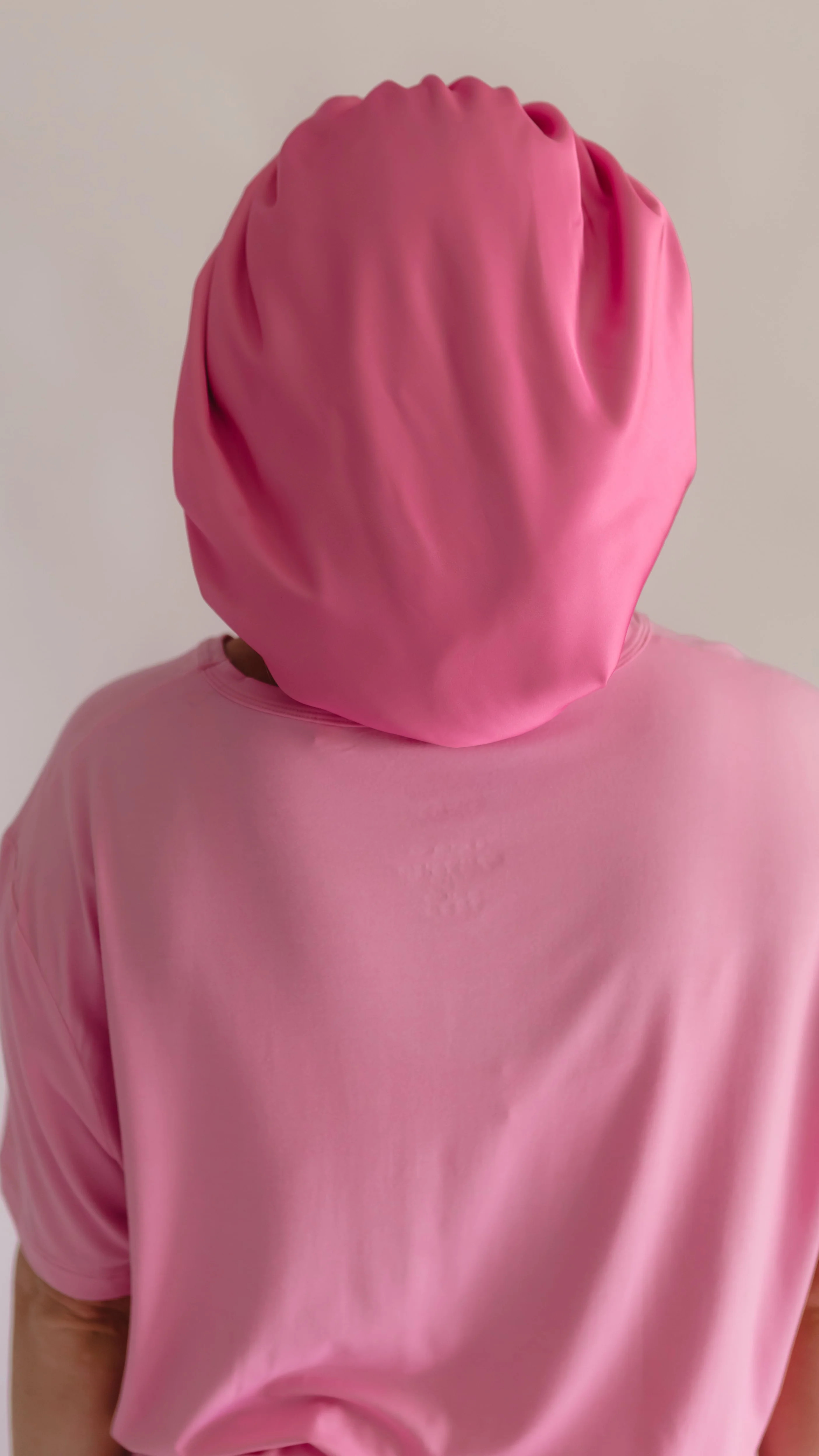 Adult Satin Bonnet in Pretty Pink | Silks Design