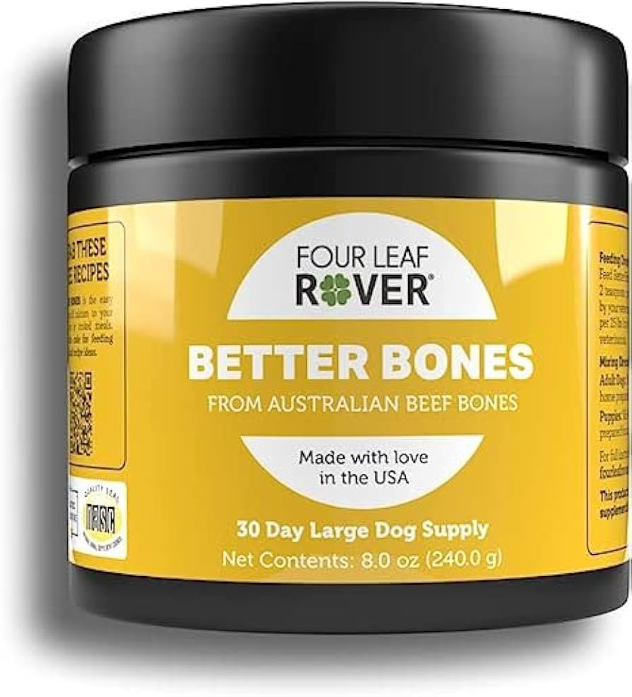 Better Bones - Dog Calcium Supplement with Phosphorus and Vitamin D for Joint, Teeth and Bone Hea... | Amazon (US)