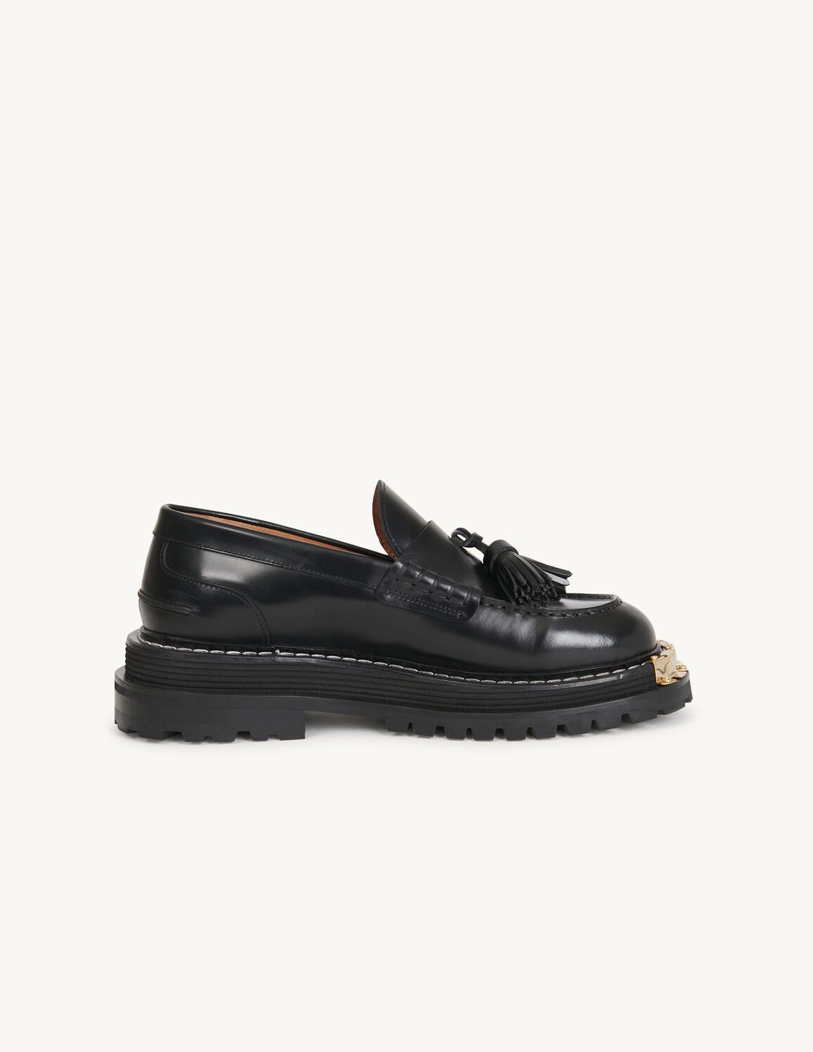 Thick-soled leather loafers | Sandro (DE, FR & UK)