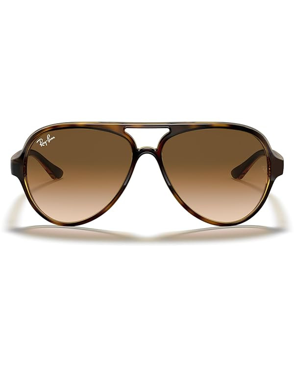 Ray-Ban Cats 5000 Aviator Sunglasses, Brown (710/51 Light Havana) | Amazon (UK)