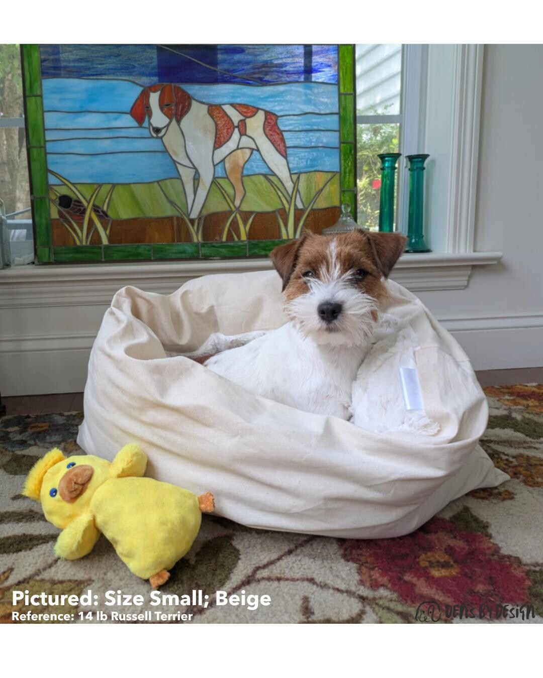 Custom Order** Handmade Duck Cotton Dog Bed: Cozy Plush Pet Lounger - Etsy | Etsy (US)