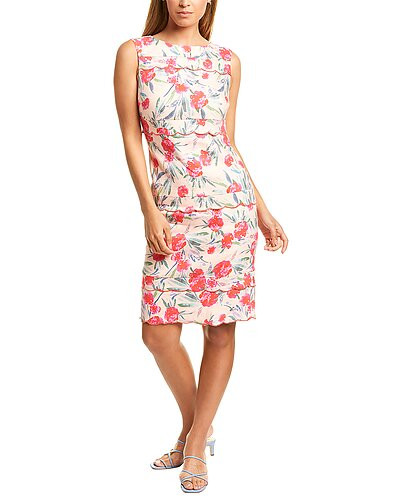 Nicole Miller Spring Garden Linen-Blend Mini Dress | Gilt