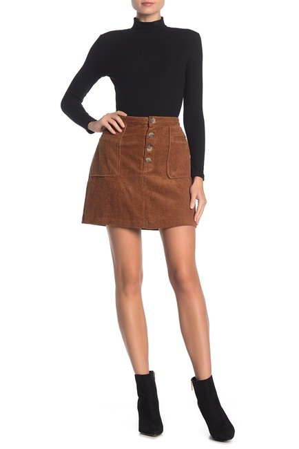 Blu Pepper | Corduroy Patch Pocket Mini Skirt | Nordstrom Rack | Nordstrom Rack