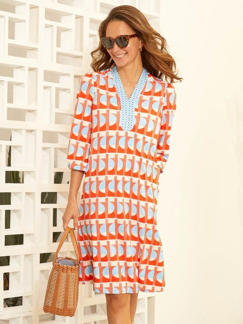 Emer Dress in Eclipse Texture | J.McLaughlin