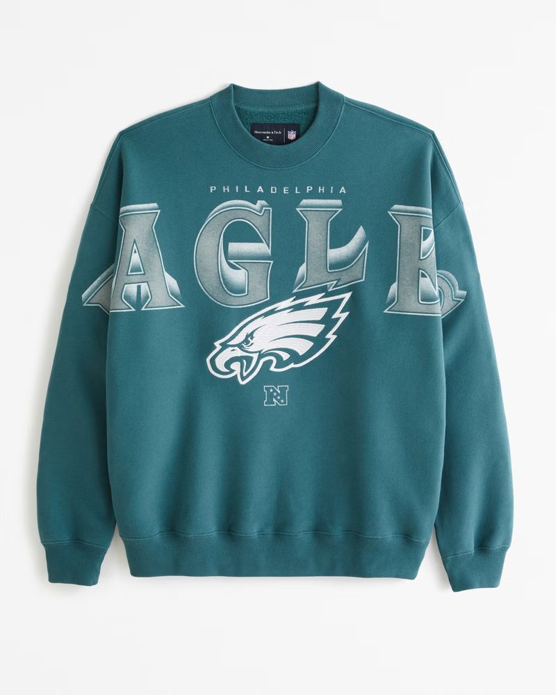 Philadelphia Eagles Graphic Crew Sweatshirt | Abercrombie & Fitch (US)